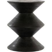 Light & Living - Bijzettafel LARUS - Ø40x50cm - Zwart