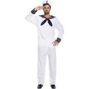 Henbrandt - VOLWASSENEN HEREN MATROZEN Kostuum, bestaande uit: Matroze...