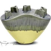 Villa Pottery  Chimney Grijs Geel - H26