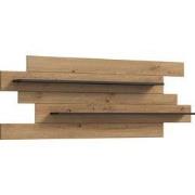 Wandbord Canu, Basaltgrijs Melamine gecoat Modern