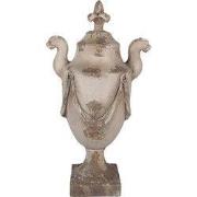 Clayre & Eef Decoratie Ornament 35x25x65 cm Beige Keramiek