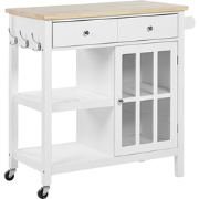 GENOA - Keukentrolley - Wit - MDF