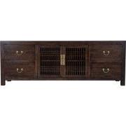 Fine Asianliving Chinese TV Kast Bruin Earthy Brown  - Orientique