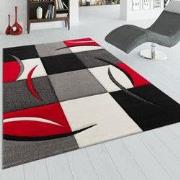 Laagpolig Vloerkleed - Diamesa - Modern - Rood - 120x170 cm
