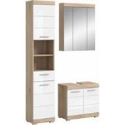 Badkamerset Lambada in Sonoma eik licht/wit