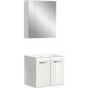 2-delige Badkamerset met Wastafel en Spiegel