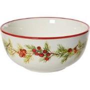 Schaal porselein d13,8h6,3 cm multi