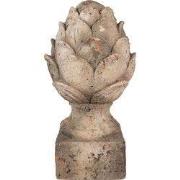 Clayre & Eef Decoratie Ornament Ø 19x35 cm Beige Keramiek