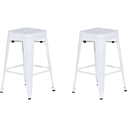 CABRILLO M - Barkruk - Set van 2 - Wit - Staal