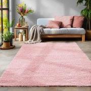 Tapijtenloods Basic Shaggy vloerkleed Roze Hoogpolig- 300x400 CM