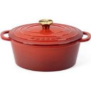 Buccan Cooking - Hamersley - Gietijzeren braadpan 27 x 21 cm - Ovaal -...