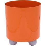 Bloempot Double Funky Medium - Oranje - 18x18x21cm