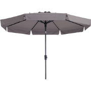 Madison stokparasol Flores luxe Taupe 300 cm.