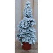 Kunstkerstboom met sneeuw