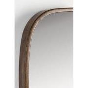 Spiegel Ovaal - Bruin Rubberhout - 40x5x80cm - Nyko