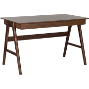SHESLAY - Bureau - Donkere houtkleur - MDF