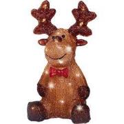 Led rendier l15b17h28cm-30l brn/kwt