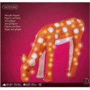 Led hert l61b22h49cm bruin/koel wit