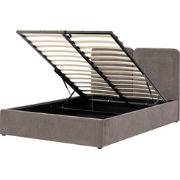 ARBOIS - Bed met opbergruimte - Taupe - 140 x 200 cm - Polyester