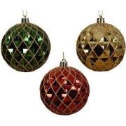 Kerstballen kunststof d8 cm a3 II