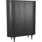 LABEL51 Bergkast Oliva - Zwart - Eiken - 125 cm