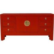 Fine Asianliving Chinese TV Kast Lucky Rood - Orientique Collectie