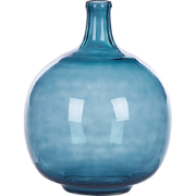 CHAPPATHI - Decoratieve vaas - Blauw - Glas