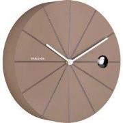 Karlsson - Wandklok Destacado Cuckoo - Mocha brown w. earth brown- Ø28...