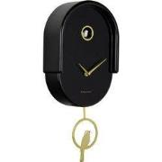 Wandklok Tweet - Zwart - 20x8.5x42cm