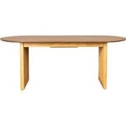 Dutchbone Barlet Uitschuifbare Eettafel 200/240x90 Hout Eiken