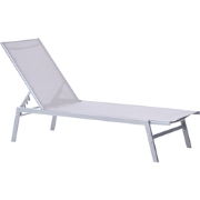 NOLI  - Strandstoel - Lichtgrijs - Polyester