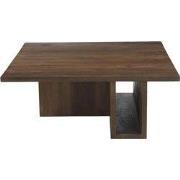 Salontafel Vierkant Donkerbruin Hout - 85x85x34cm - Onni