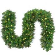 Kerstslinger Grandville Garland 540 x 35 met Led verlichting kerstboom