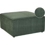 LEMVIG - Ottomaan - Donkergroen - Corduroy