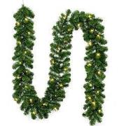 Alaskan pine guirlande led 20x270 cm kerstversiering kerstboom