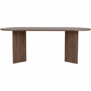 Eettafel met ovale blad L200 cm - CHARLIE