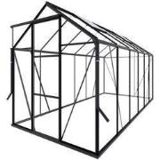 Tuinkas Kate IV Full Options zwart 3 mm veiligheidsglas