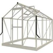 Tuinkas Mary II Full Options wit 3 mm veiligheidsglas