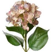 Clayre & Eef Kunstbloem Hortensia 68 cm Roze Kunststof