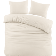 Ten Cate Flanellen Lits-Jumeaux Dekbedovertrek - 240x200/220 - Beige