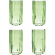 Longdrink Gaia | Set van 4 | Sapglas | Cocktailglas | 460ml | groen