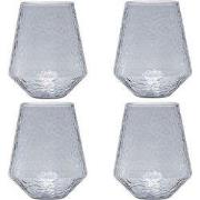 Waterglas Claude | Set van 4 | Wijnglas | 400ML | grijs