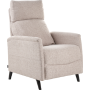 SELVIK - Relaxfauteuil - Taupe - Stof
