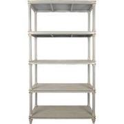 Clayre & Eef Kast 110x40x210 cm Grijs Hout