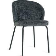 Eetkamerstoel Lio - Stof Antraciet