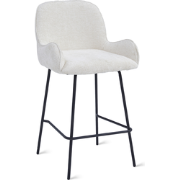 Barkruk Lily - Stof Ivoor