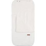 Baby's Only Voetenzak autostoel 0+ Sense - Wit - Zachte rib corduroy s...