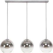 Hanglamp Glas - 3-Lichts - 30x115x150cm - Bubble Shaded
