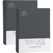 Ten Cate Katoensatijnen Hoeslaken - 90x200 - Antraciet