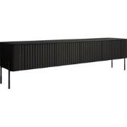 Meubella - Vivi - TV-Meubel - Zwart - 190 cm
